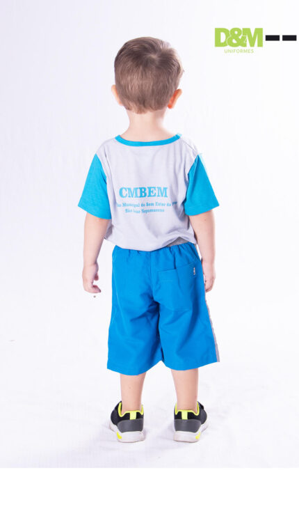 Camisa manga longa CMBEM em uniforme escolar