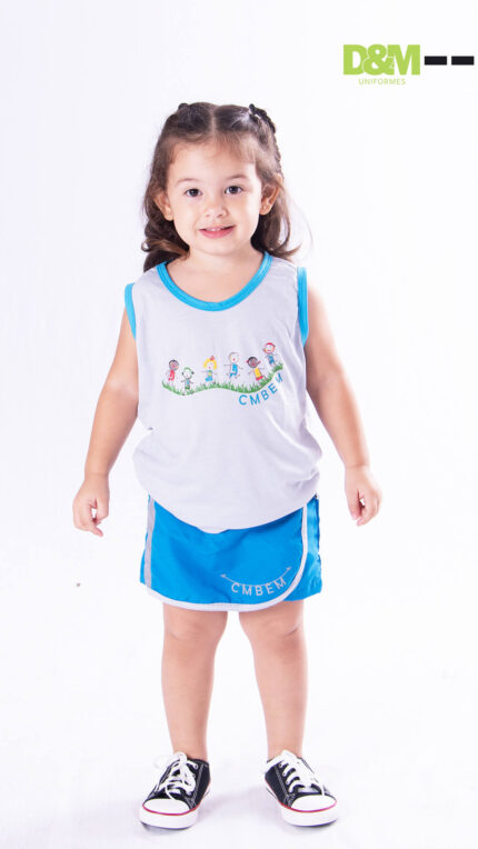 Camisa manga longa CMBEM para uniforme escolar em São João Nepomuceno.