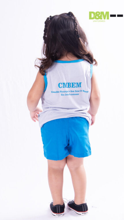 Camisa manga longa CMBEM em uniformes escolares.