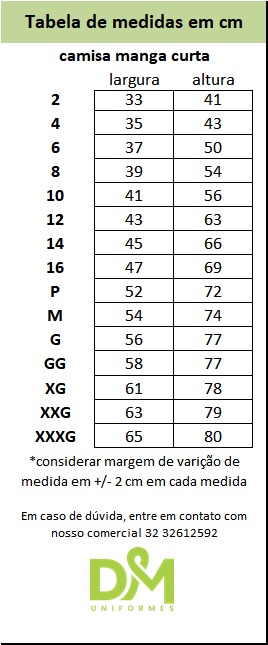 Camisa profissional de manga curta em tecido leve e confortável.