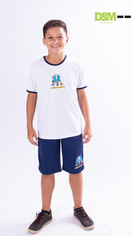 Calça do uniforme escolar da Escola Coronel José Brás em SJN.