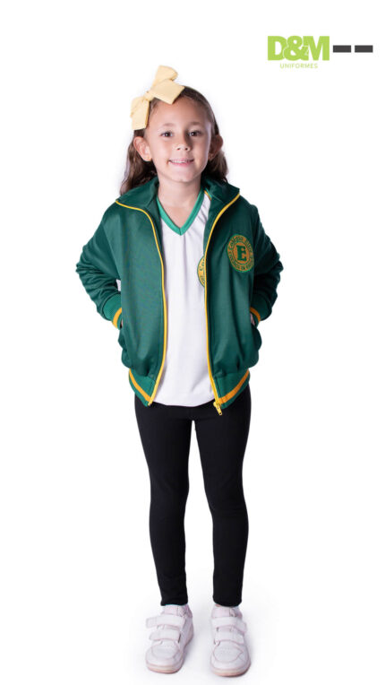 Casaco felpado da Escola Elitte em Bicas