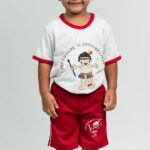 Casaco felpado da escola Curumim em Descoberto, elegante e confortável.