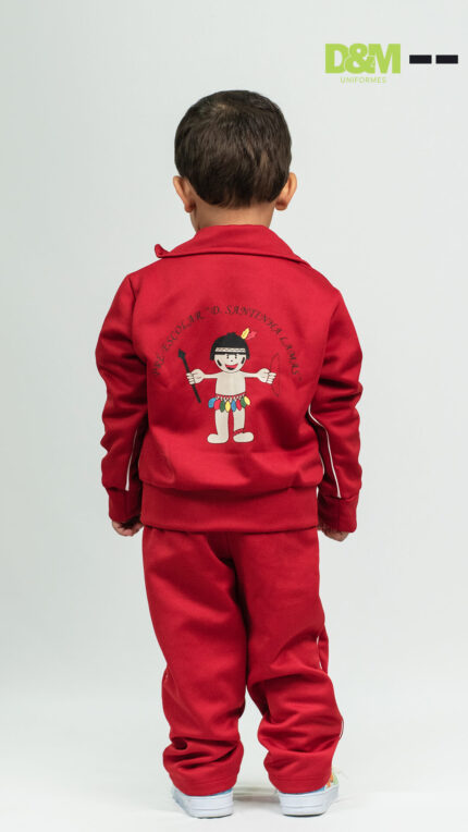 Casaco felpado do uniforme da Escola Curumim em Descoberto