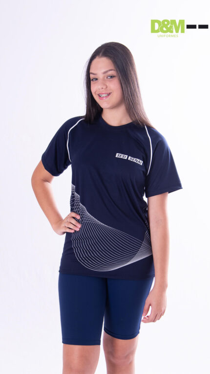 Casaco moletom do uniforme escolar do SESI/SENAI em SJN