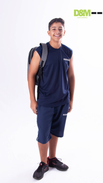 Casaco moletom do uniforme escolar SESI/SENAI em San Juan do Norte.