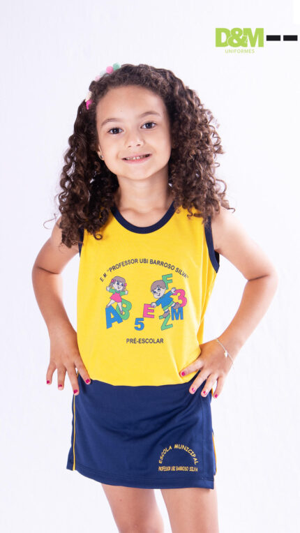 Calça promocional do uniforme da Escola UBI Barroso em São João Nepomuceno